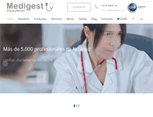 Tablet Screenshot of medigest.com